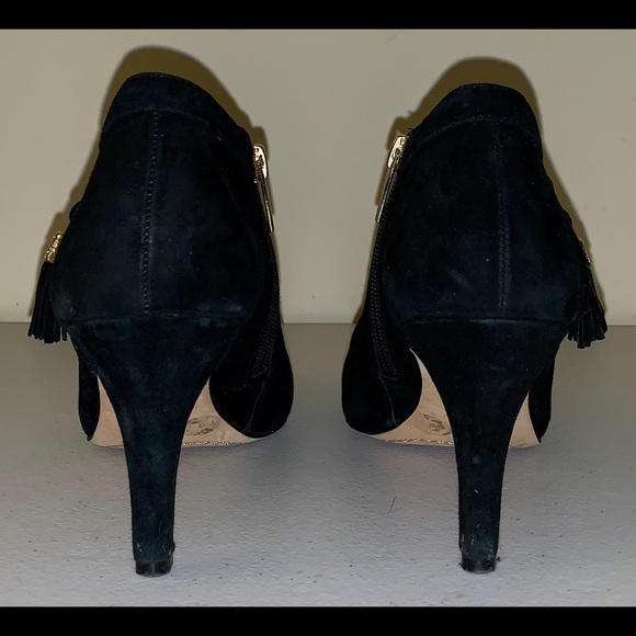 Vince Camuto Vecka Bootie Black Suede 7.5 Zip - Picture 5 of 7